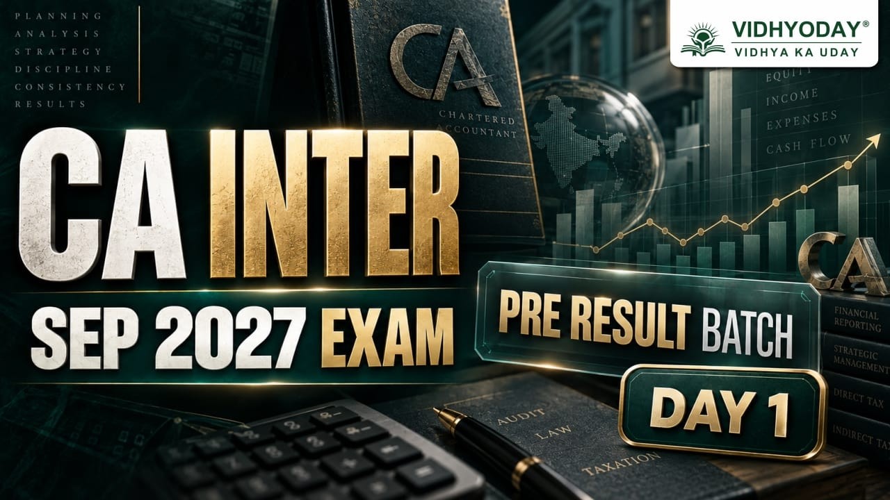 Day 1 | CA Inter SEP 2027 | Pre-Result Batch