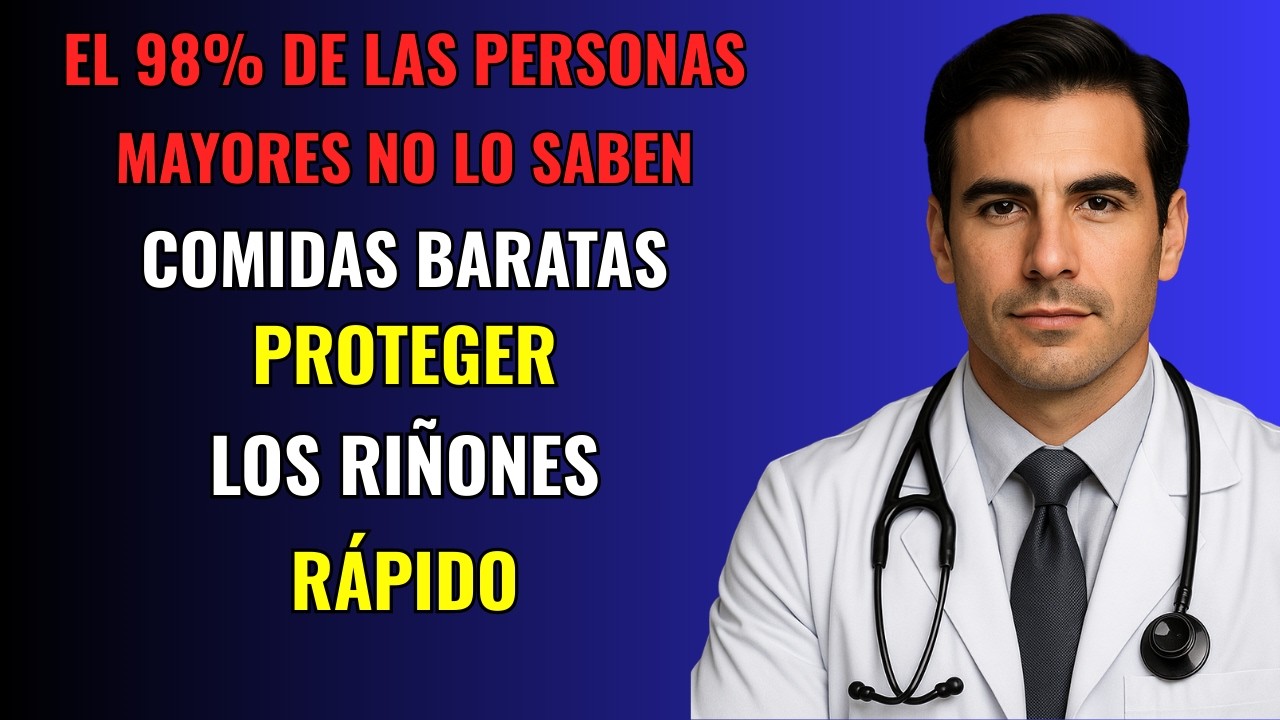 ¿Más de 60 años? Come estos 7 alimentos ricos en nutrientes y bajos en sal para proteger tus riñones