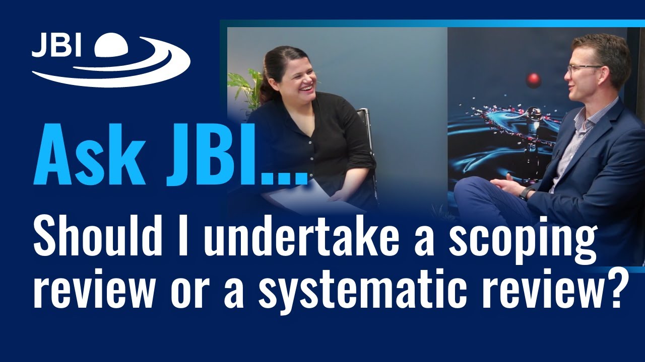 3  Should I undertake a scoping review or a systematic review?
