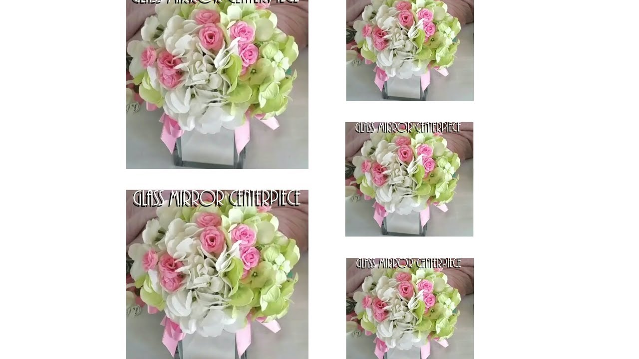 DIY| MULTI COLOR ROSE CENTERPIECE/ WEDDING, MOTHER'S DA