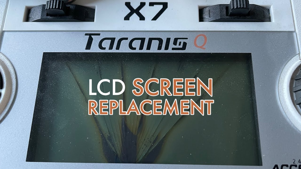 Replacing my @FrSkyOfficial #qx7 broken LCD screen #diy