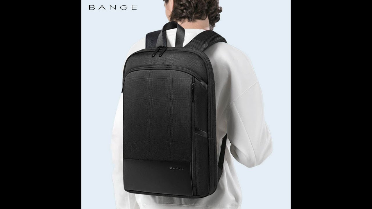 Balo Laptop Đẳng Cấp, Thiết Kế Siêu Mỏng, Gọn Nhẹ, Nới Rộng 7cm BANGE THIN SMART