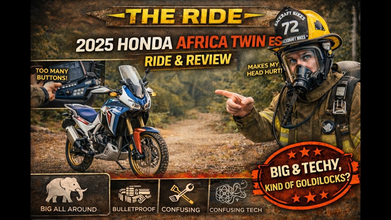👌 2025 Honda Africa Twin ES – Goldilocks or Just Too Much Tech? 🚒