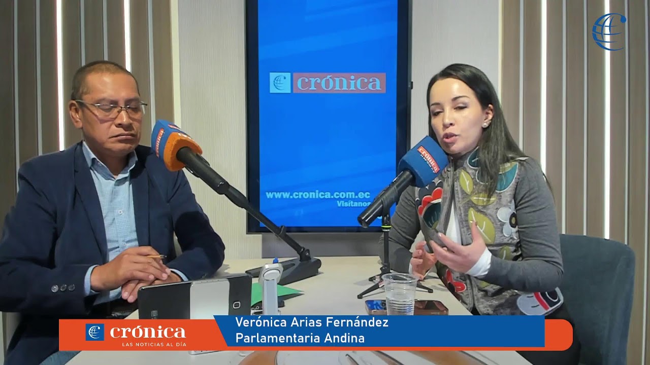 Verónica Arias Fernández, parlamentaria Andina