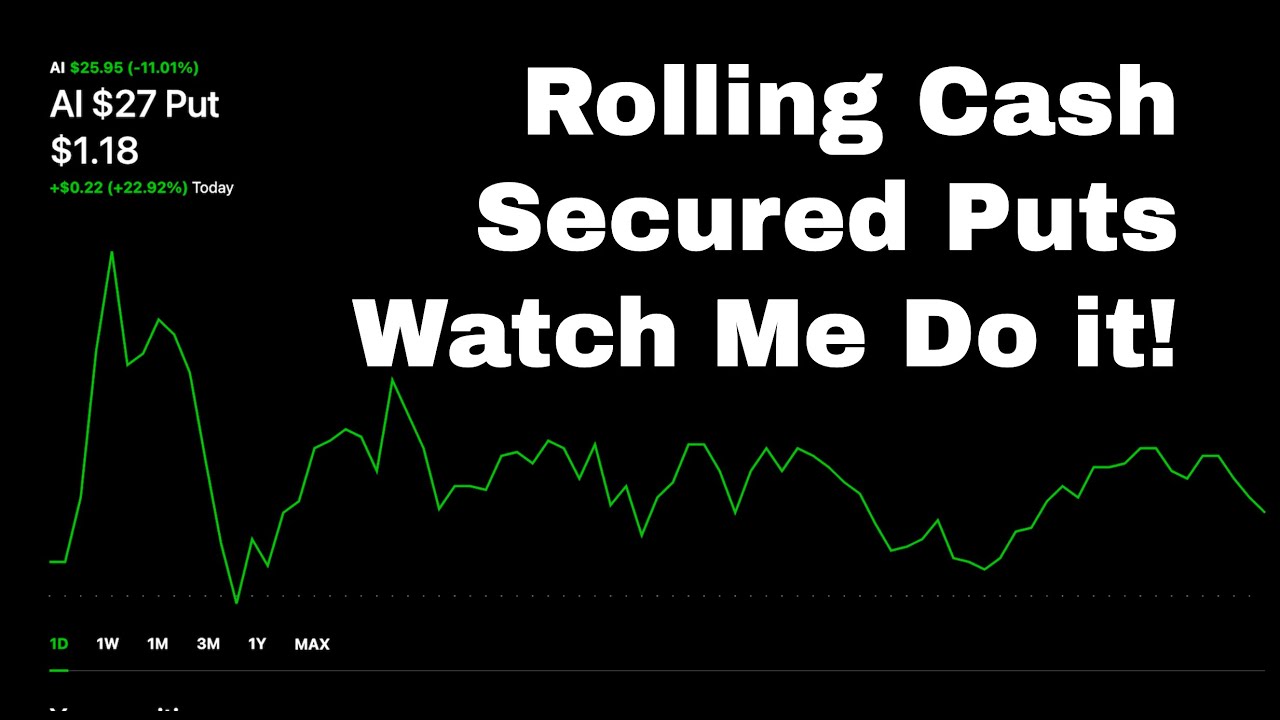 Rolling Cash Secured Puts - Watch Me Do It