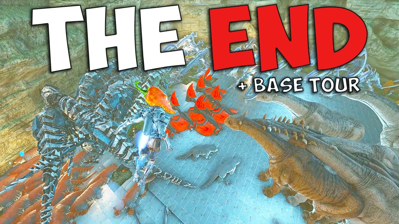 THE FINAL DEFENSE + BASE TOUR! Ark PVP Mesa E12
