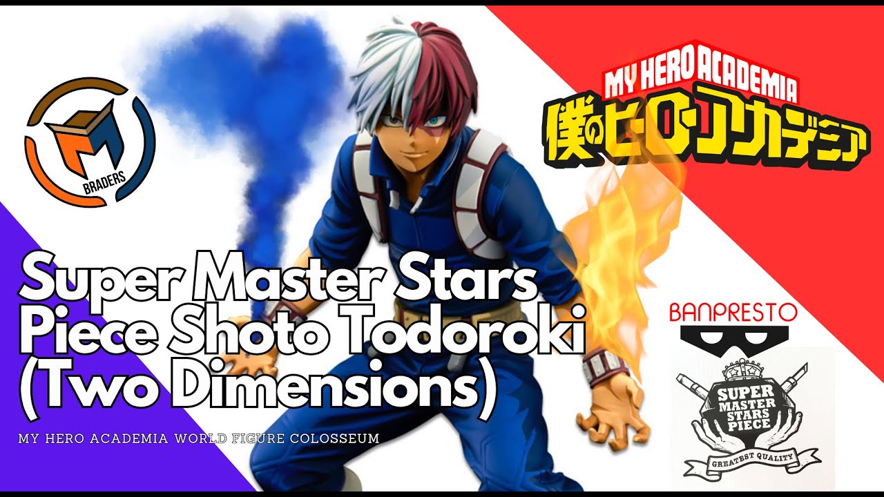 My Hero Academia World Figure Colosseum Super Master Stars Piece Shoto Todoroki (Two Dimensions)
