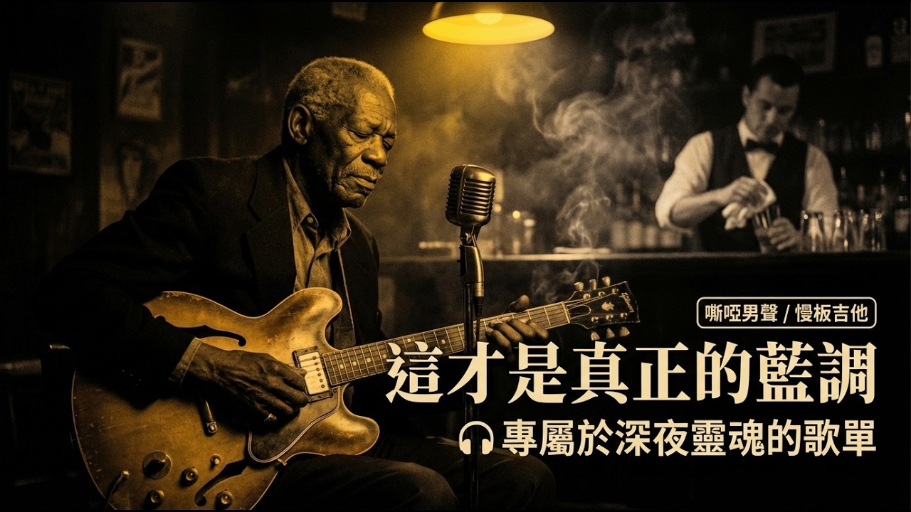 🎸 頂級老派芝加哥藍調｜這才是能真正撫慰靈魂的吉他推弦與沙啞嗓音｜Chicago Blues・藍調吉他・深夜歌單・威士忌伴侶