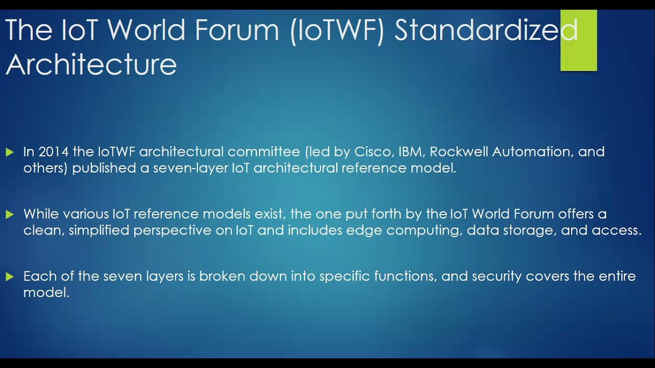 M2M architecture and IOT WF/MOD1/IOT