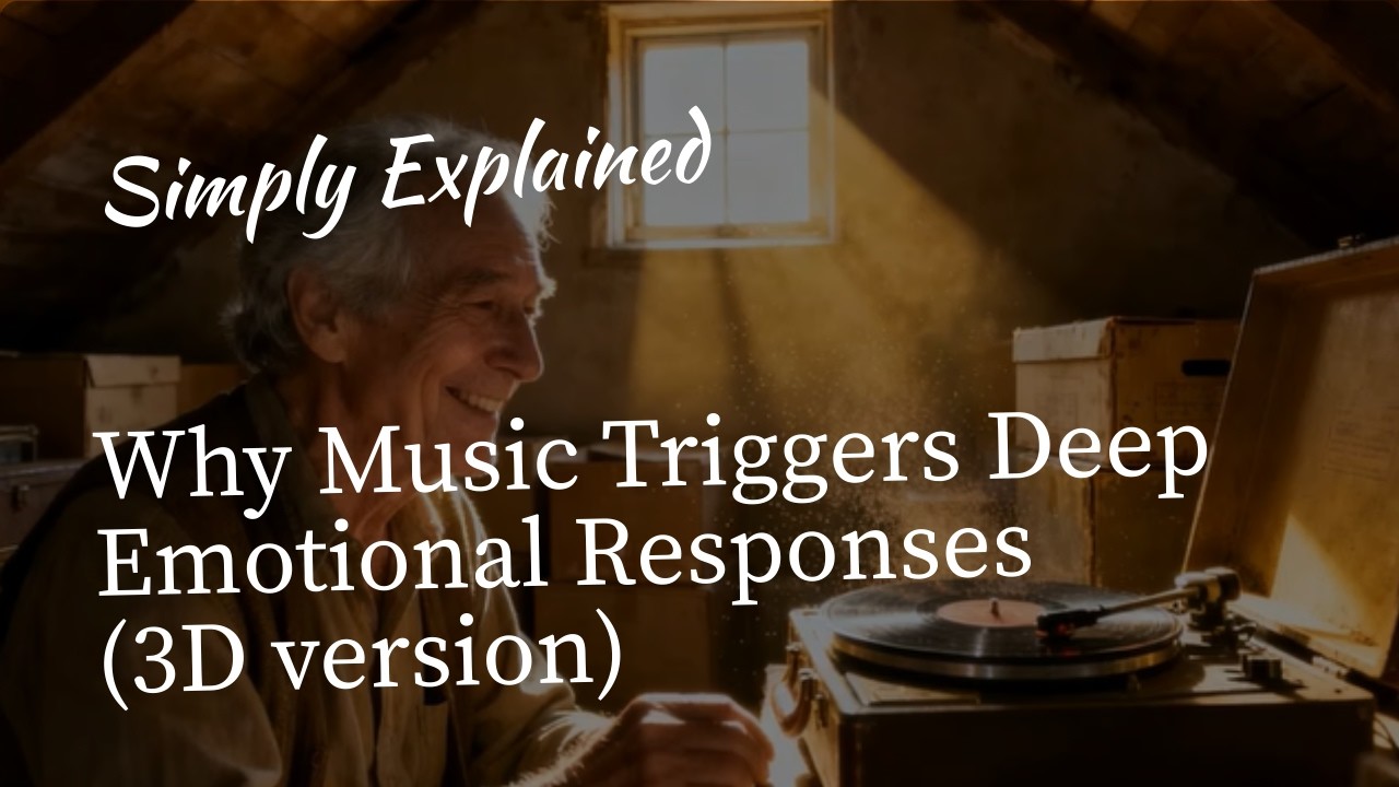 Why Music Triggers Deep Emotional Responses (3D version) - Simply Explained
