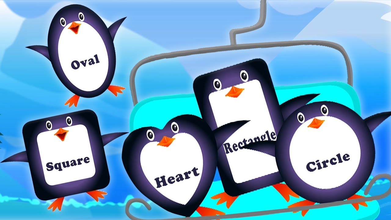 cinque piccoli pinguini | cartone animato pinguino rima | bambini canzone | Five Little Penguins