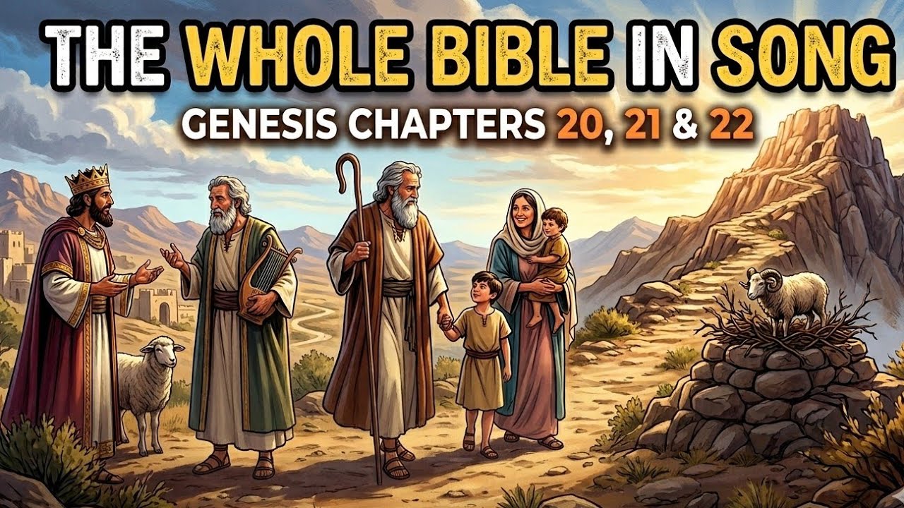 The Whole Bible in Song – Genesis Chapters 20, 21 & 22  In Song | Sarah, Abimelech & Mount Moriah