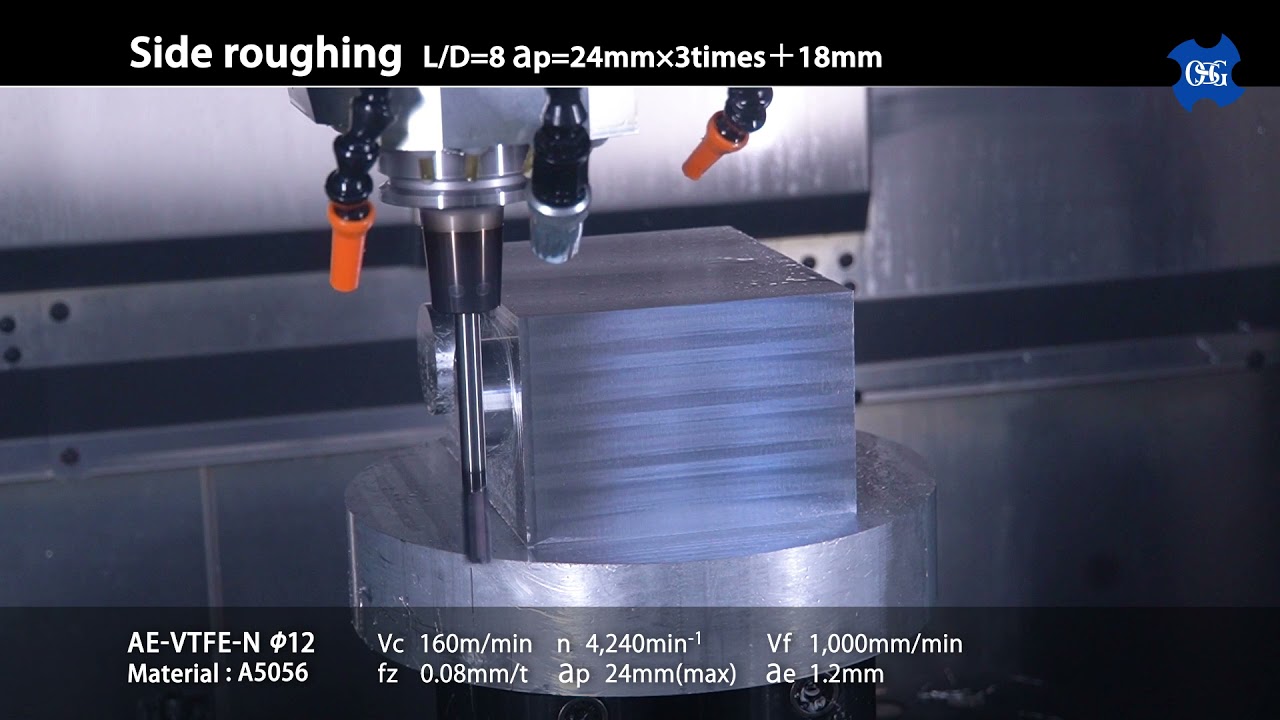 AE-VTFE-N Deep Side Milling End Mill