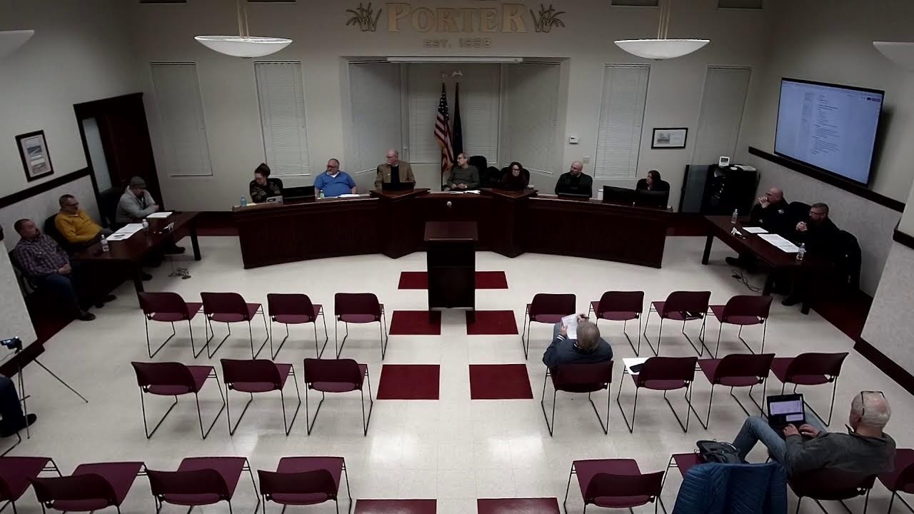 Town of Porter Town Council Meeting- 2/10/2026