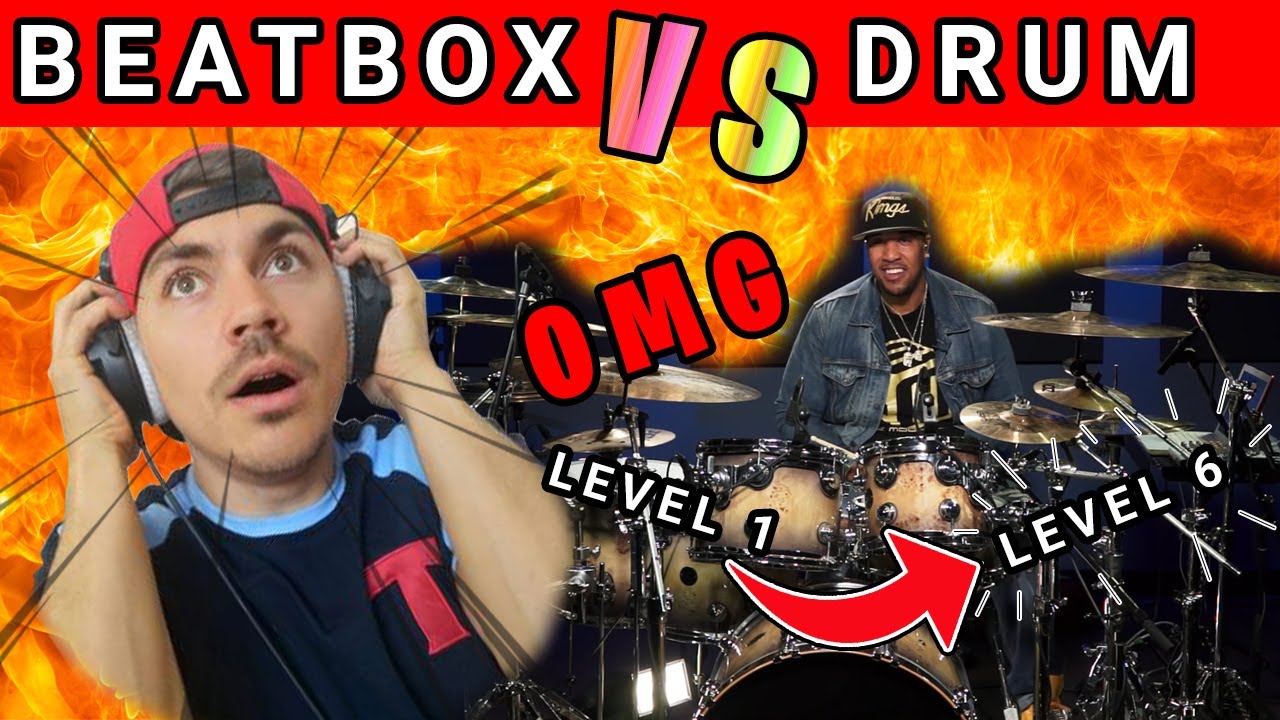 Beatbox Champion VS Best Drummer -  (Alem VS Eric Moore)