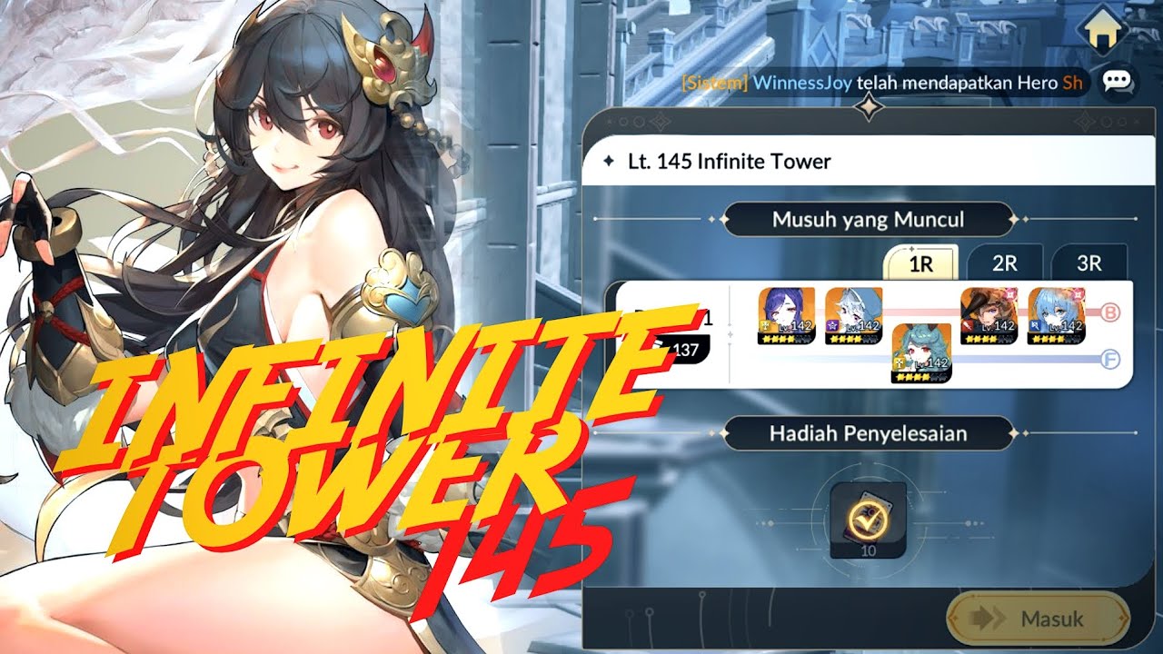Seven Knight Rebirth - Infinite tower 145 easy way
