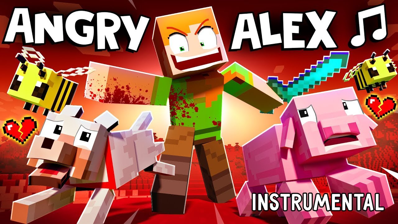 Angry Alex Minecraft Song - UNOFFICIAL Instrumental