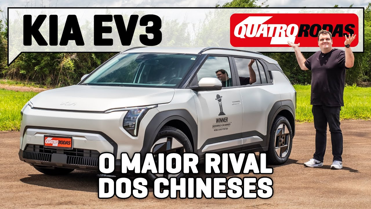 Kia EV3 é elétrico mais barato que DÁ AULA aos chineses e chega em 2026