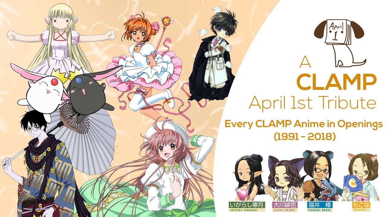 Every CLAMP Anime in Openings - April Fools Tribute Video