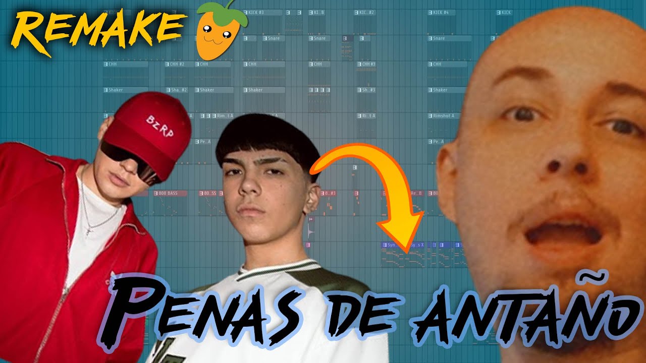 Así hice el BEAT de PENAS DE ANTAÑO (BZRP#57 MILO J) en FL STUDIO🥕