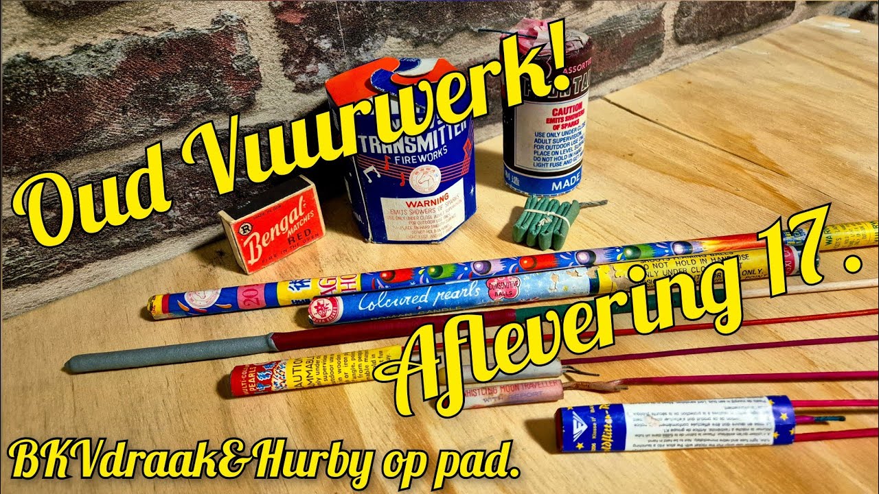 Oud vuurwerk afsteken aflevering 17. #magicalshots #transmitter #oldfireworks