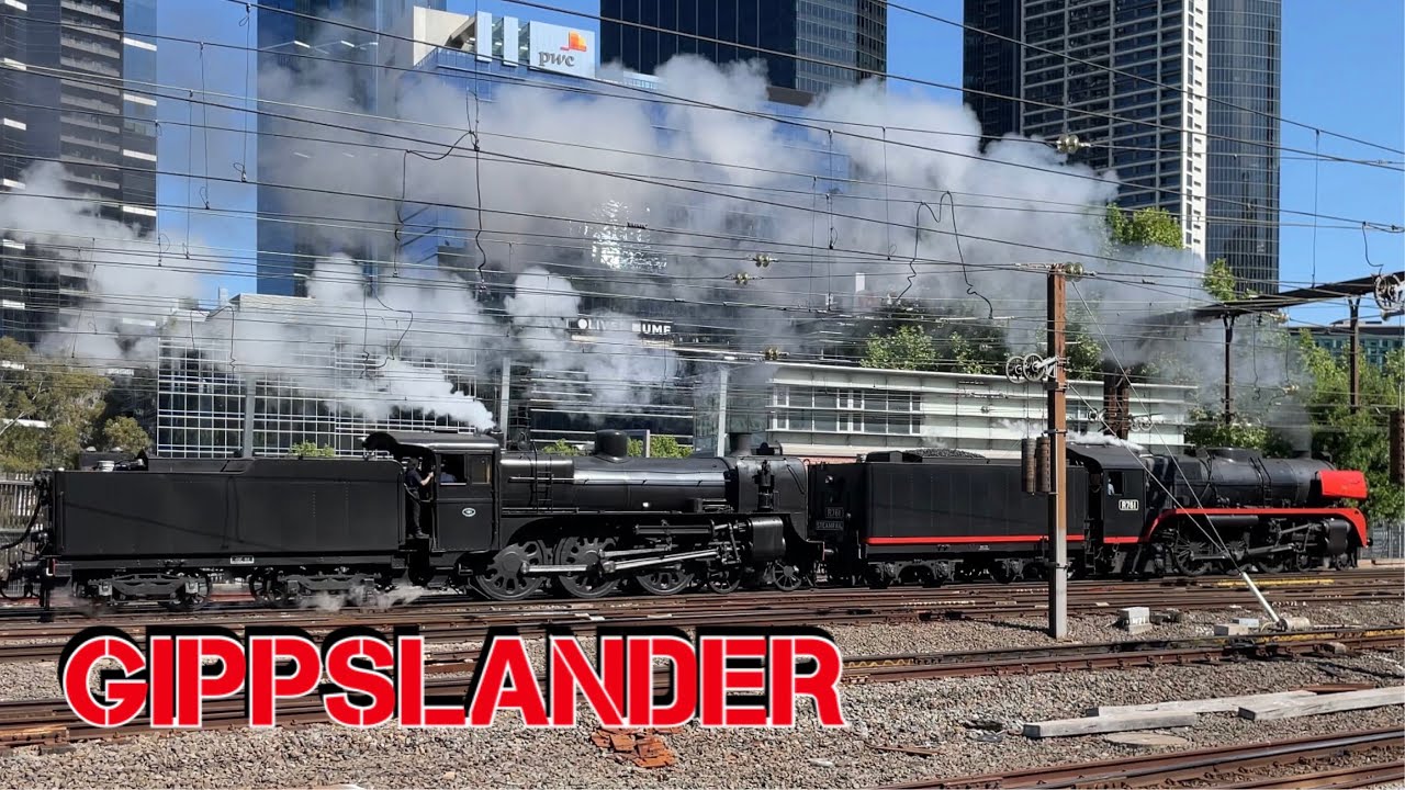 Return of the Gippslander | How many times can you be blocked? | Lucky for the sound! | SteamRail