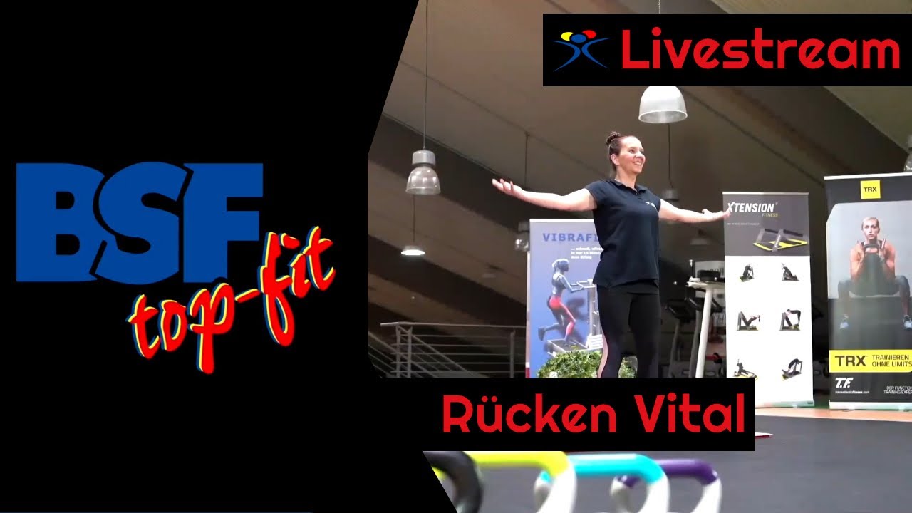Rücken Vital Online-Kurs (Livestream) • BSF topfit - 18.04.2021