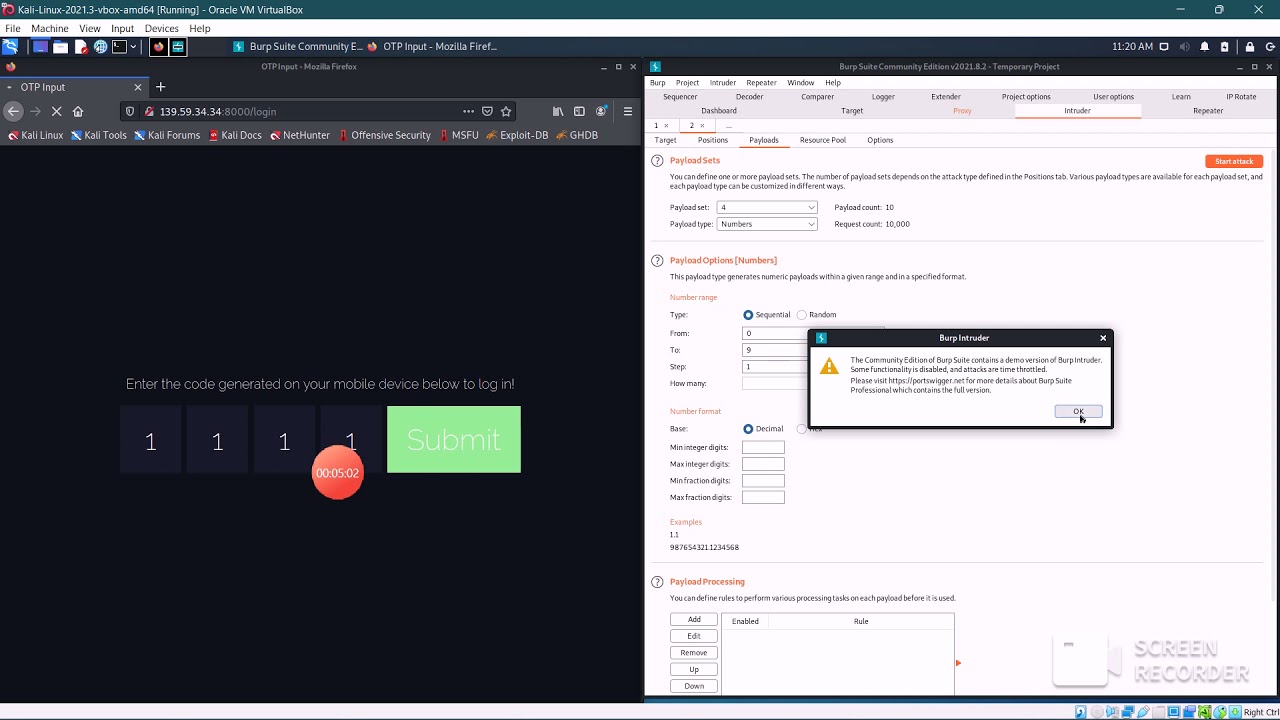 Rate limit bypass
