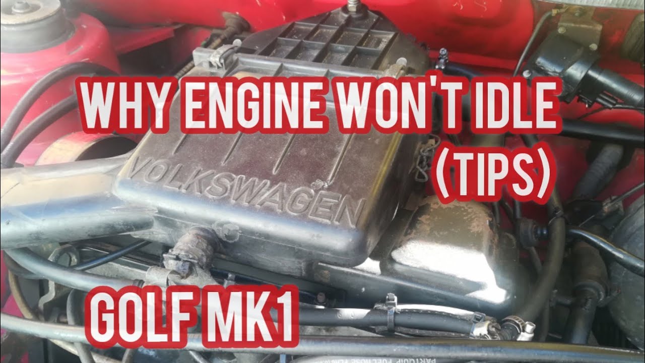 GOLF MK1. ПОЧЕМУ ВАШ ДВИГАТЕЛЬ НЕ РАБОТАЕТ НА ХОЛОСТОМ ХОДУ. РЕШЕНИЕ ПРОБЛЕМ С ХОЛОСТЫМ ХОДОМ ДВИ...