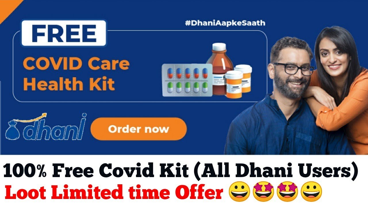 Dhani HealthCare || Free Health Bag || COVID care medicine || Free COVID Care Health Kit