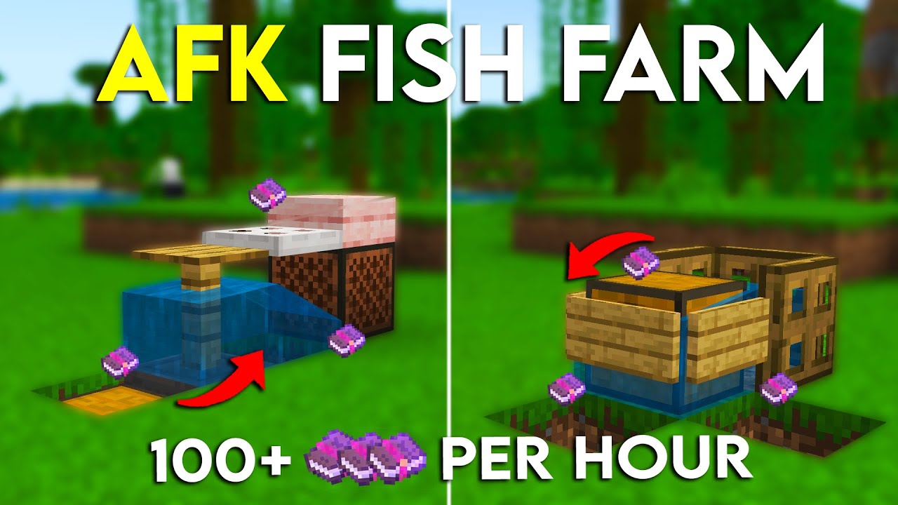 ЛУЧШИЙ 1.20 AFK Fish XP Farm Tutorial в Minecraft (Java и Bedrock)