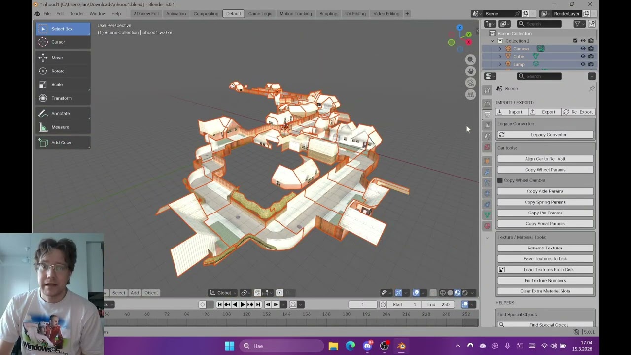 RVGL - Moving from Blender 2.79b to Blender 5 - Legacy Converter