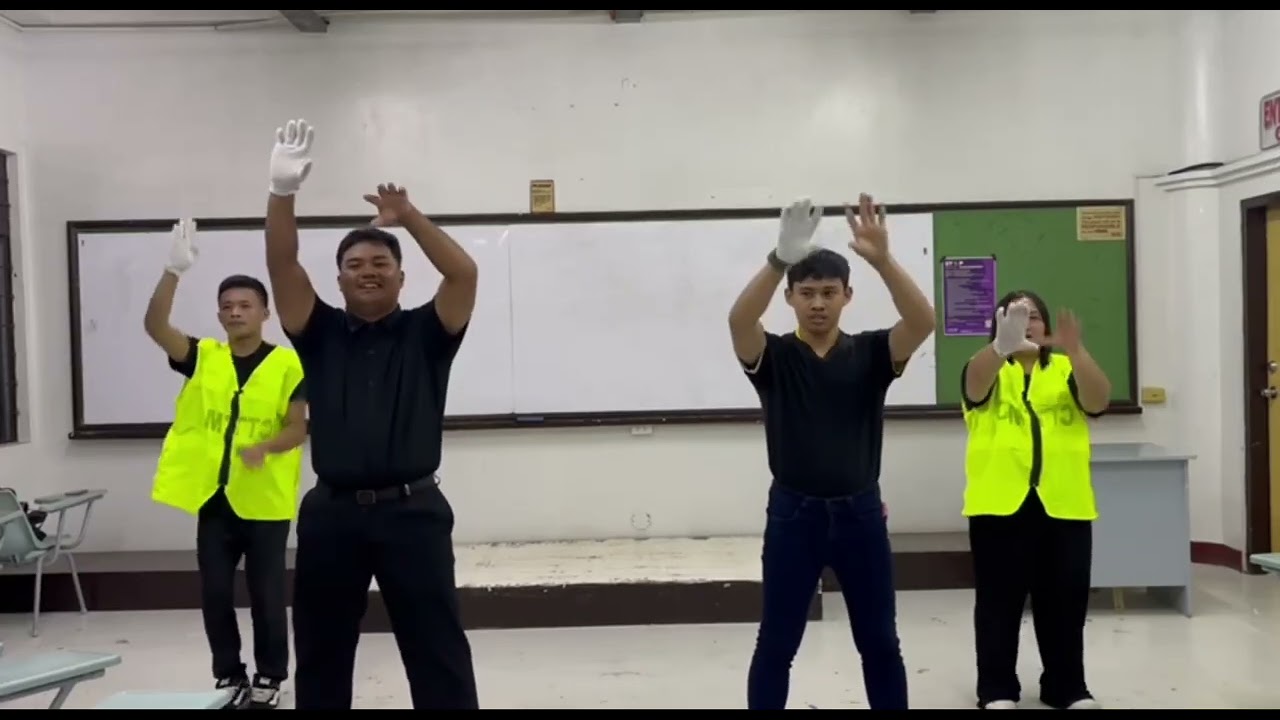 Traffic Hand Signal dance (featuring salamin by bini)