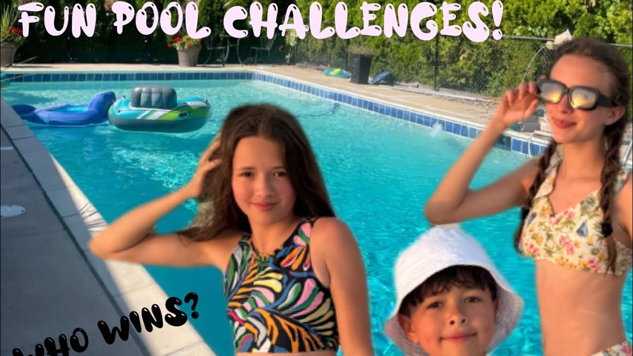 Fun Pool Challenges | ft. Mirra Star Show ~🏊‍♀️