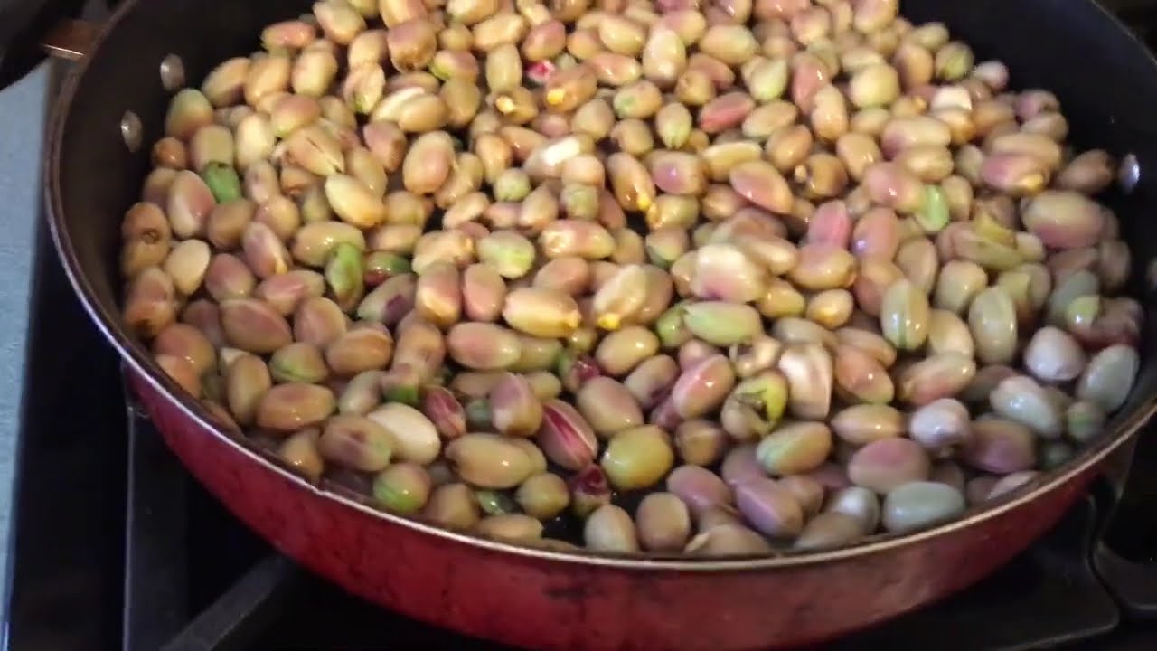 Tostar pistachos en casa