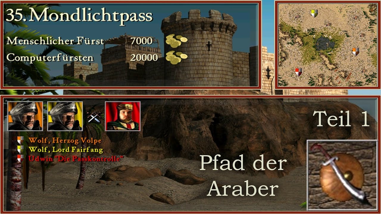 M35: Mondlichtpass - Teil 1 - Araber - Stronghold Crusader | Let's Play (German)