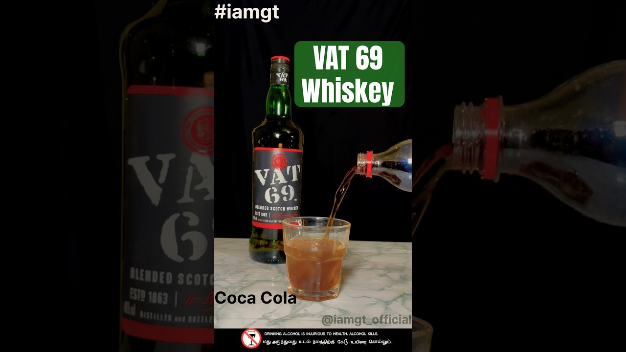 Vat 69 whisky cocktail #asmr #trending #shortsfeed #shortvideo #shorts