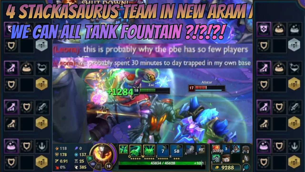 4 Stackasaurus on One Team | We Farmed the Fountain Together 😭