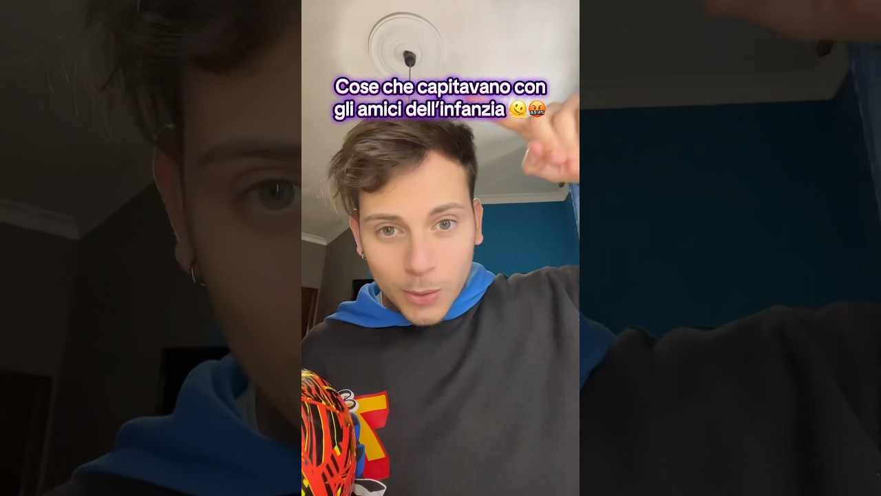 Cose Che Capitavano Con Gli Amici Dell&rsquo;infanzia👦🏻🫠 #ironia #infanzia #ricordi #viral #nostalgia