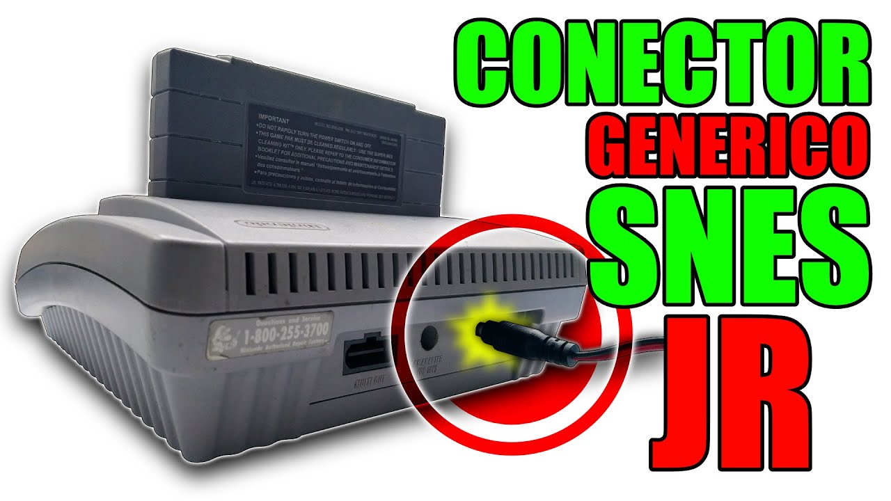 CAMBIAR EL CONECTOR DE LA SUPER NINTENDO JR