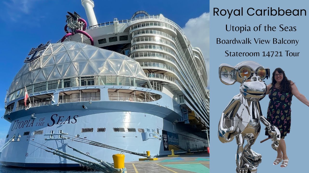 Royal Caribbean Utopia of the Seas Boardwalk View Balcony Stateroom 14721 Tour