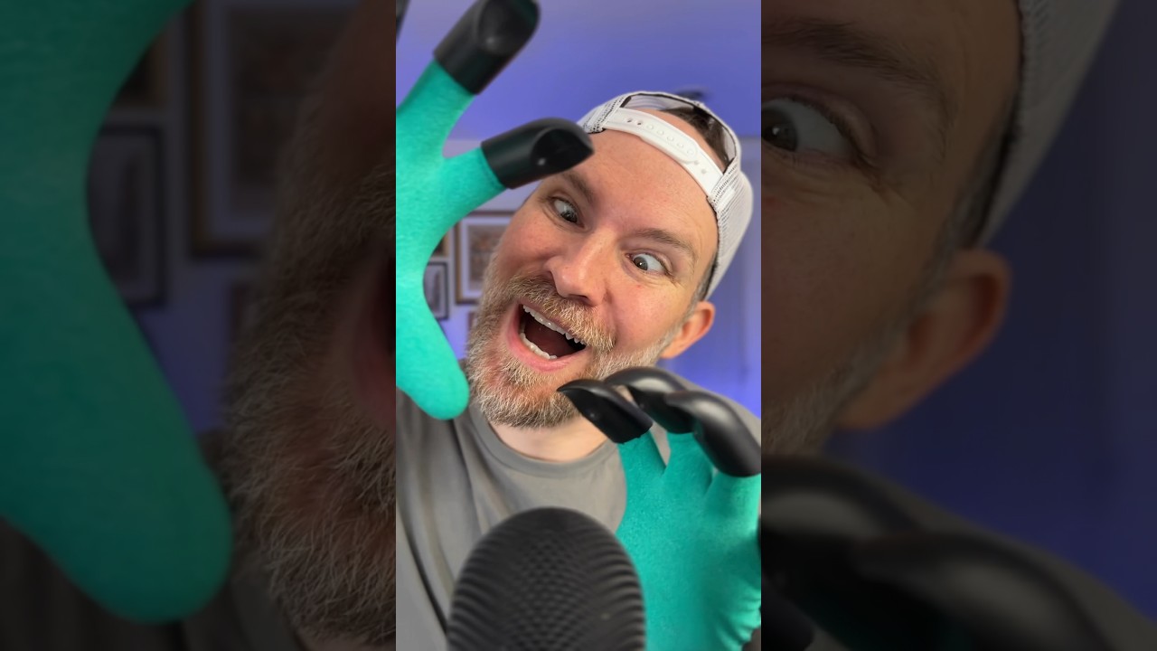 ASMR how many TIMES do you SEE the Green Claws? 🦖