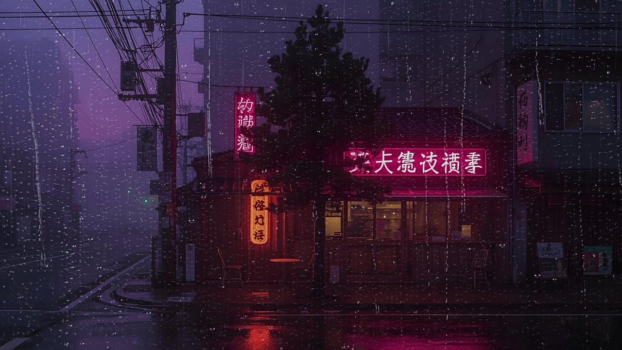 Alone in the Rain 🌧️ | Nostalgic Lofi & Night City Ambience