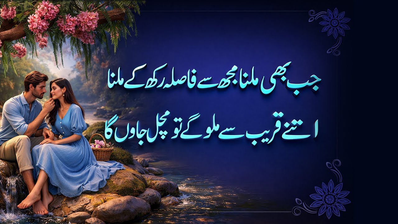 فاصلہ رکھ کے ملنا ۔۔۔۔۔۔
