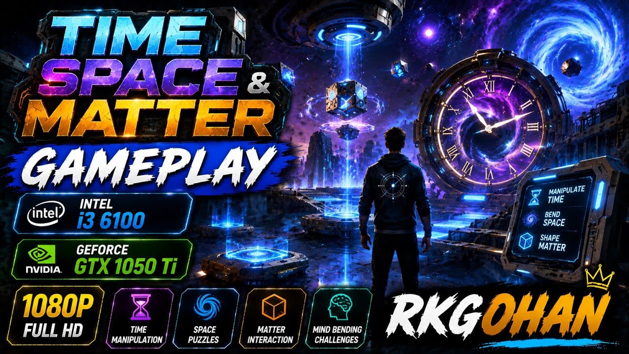 Time, Space and Matter 1080p Gameplay On GTX 1050 Ti