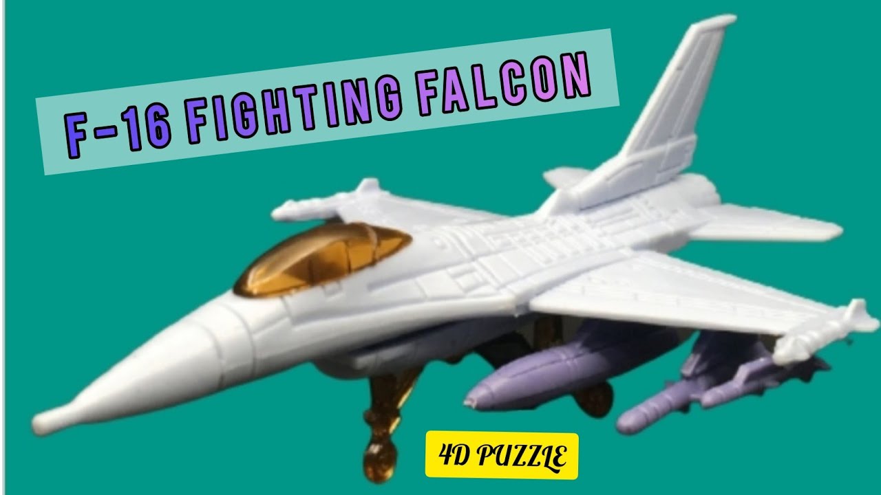4D PUZZLE F-16 FIGHTING FALCON
