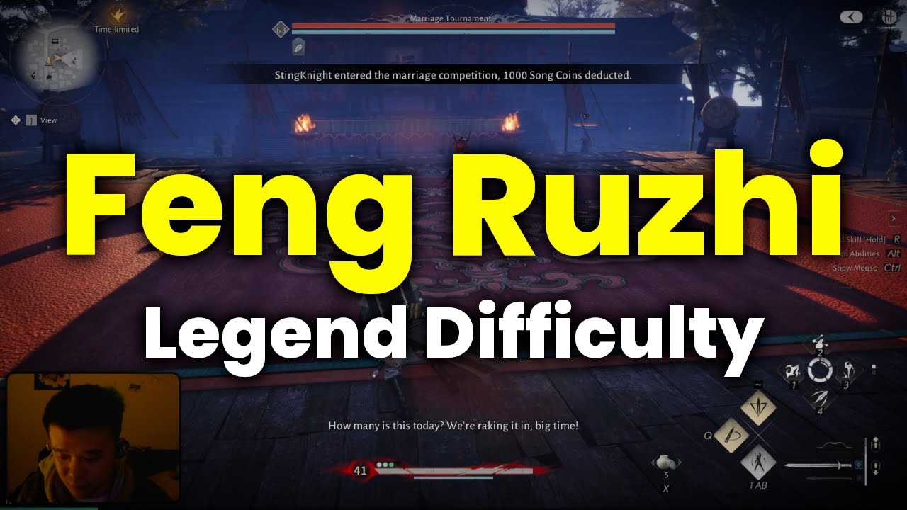 Feng Ruzhi Boss (Marriage Tournament) Legend Difficulty | Strategic Sword/Spear | Where Winds Meet