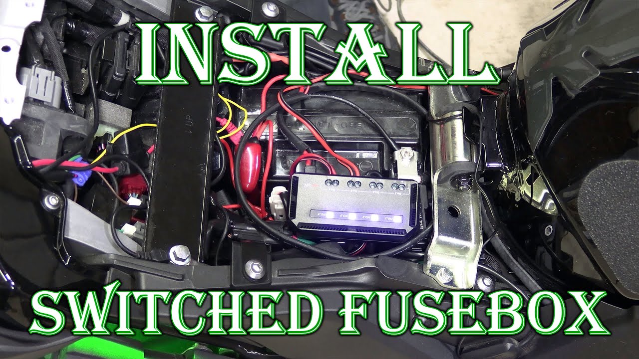 Kawasaki Ninja 1000SX - Adding a Switched Fuse Block for Accessories
