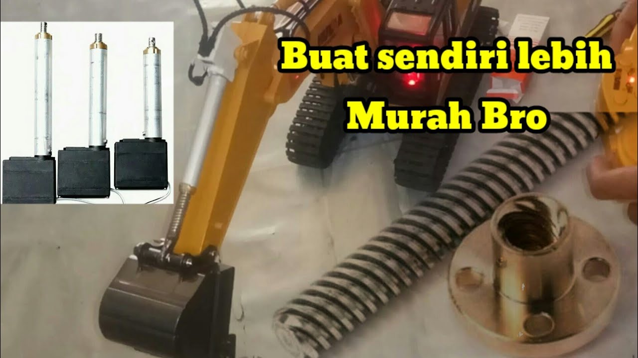 CARA MEMBUAT HIDROLIK EXCAVATOR RC