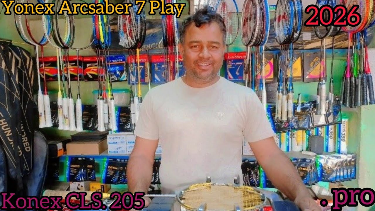 yonex arcsaber 7 play, Konex Pro CLS. 205 String 24 LBS Alam Badminton String shop Santipur 